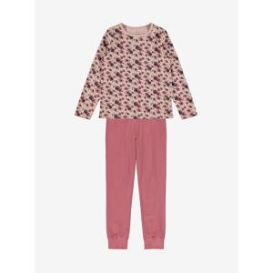 Pink Floral Girl Pajamas name it Nightset - Unisex