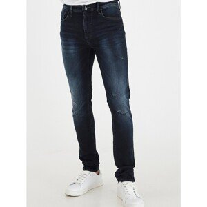 Dark Blue Slim Fit Jeans Blend - Men