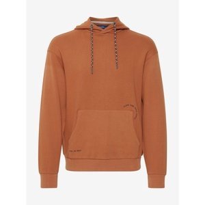 Brown Sweatshirt Blend Hoodie - Men