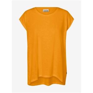 Orange Basic T-Shirt Noisy May Mathilde - Women