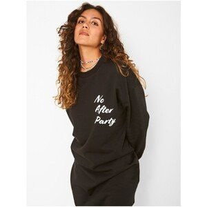 Black Sweatshirt Dress Noisy May Hangover - Women