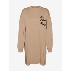 Beige Sweatshirt Dress Noisy May Hangover - Women