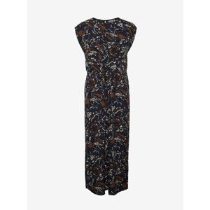 Dark Blue Patterned Maxisy Noisy May Molly - Women