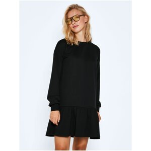 Black Sweatshirt Dress Noisy May Nero - Women