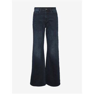 Dark Blue Women's Flared Fit Jeans Noisy May Nat - Women