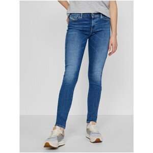 Blue Women's Slim Fit Jeans Diesel Slandy - Women