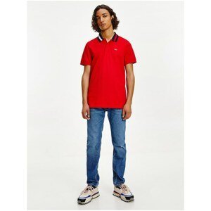 Red Polo T-Shirt Tommy Jeans - Men