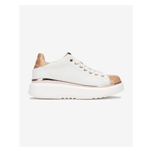 White Women's Leather Sneakers Replay - Women