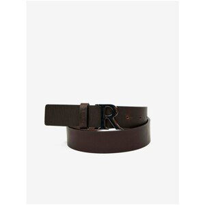 Dark Brown Women's Leather Belt Replay - Women