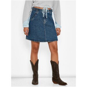 Blue Denim Skirt Noisy May Jojo - Women