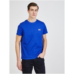 Blue Men's T-Shirt Tommy Jeans Chest Logo - Men's