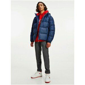 Blue Men's Quilted Winter Jacket Tommy Jeans - Men