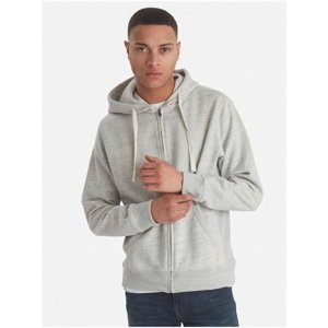 Light Grey Zipped Sweatshirt Blend - Men