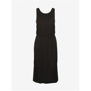 Black Women's Dress with Exposed Back Noisy May Allen - Women