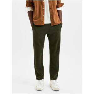 Khaki Basic Sweatpants Selected Homme Jacob - Mens