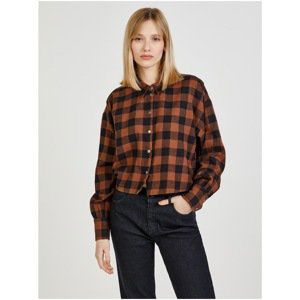 Black-Brown Plaisy Shirt Noisy May Atle - Women