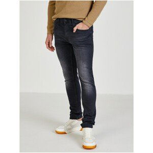 Black Slim Fit Jeans Blend - Men