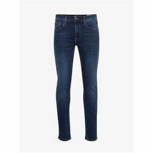 Dark Blue Slim Fit Jeans Blend - Men