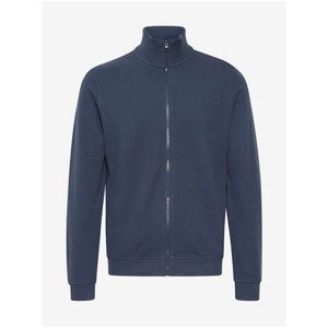 Dark Blue Zipper Sweatshirt Blend Avebury - Men
