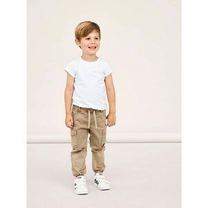 Beige boys' trousers with pockets name it Bob - unisex
