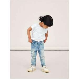 Light blue girly jeans with embroidered effect name it Polly - unisex
