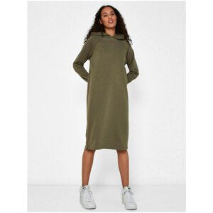 Khaki Hooded Sweatshirt Dress Noisy May Helene - Women