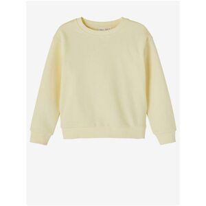 Light yellow girls sweatshirt name it Lena - unisex