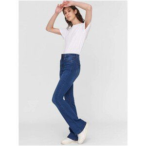 Dark Blue Women's Flared Fit Jeans Noisy May Sallie - Women