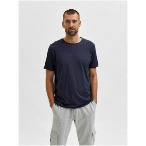 Dark Blue T-Shirt Selected Homme Bridge - Men