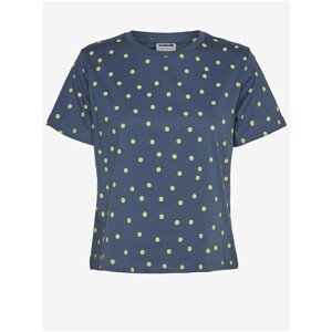 Dark blue women's patterned T-Shirt Noisy May Alice - Women