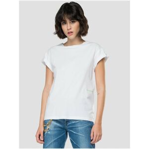 White Women's T-Shirt Replay - Women