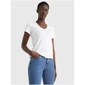 White Women's Basic T-Shirt Tommy Hilfiger - Women