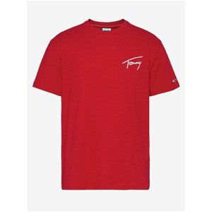 Red Men's T-Shirt Tommy Jeans - Men's