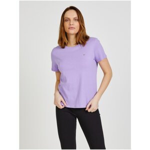 Light Purple Women's T-Shirt Tommy Jeans - Women