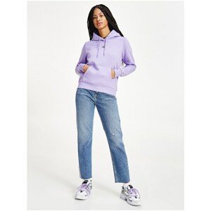Light Purple Women's Hoodie Tommy Jeans - Women