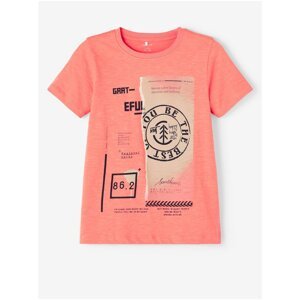 Orange boys' T-shirt name it Debob - unisex