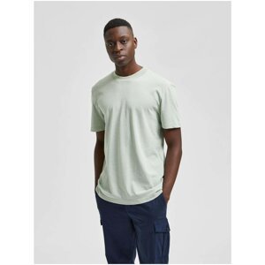 Light Green Basic T-Shirt Selected Homme Colman - Men