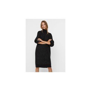 Dark gray sweater dress with turtleneck Noisy May Robina - Women
