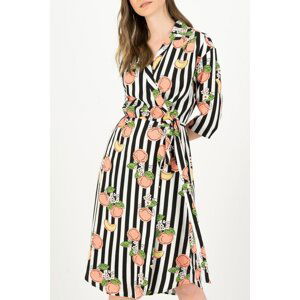 Blutsgeschwister Striped Dress Lucky Lola Pick The Peachies - Women