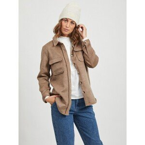 Brown light jacket with an admixture of wool . OBJECT Vera - Women