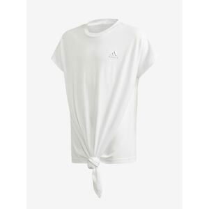 adidas Performance Dance White Girls' Sports T-Shirt - Unisex