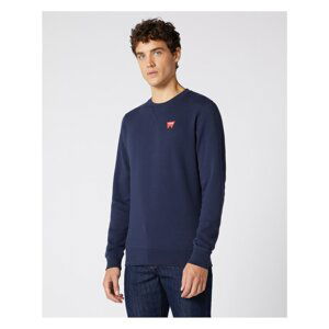 Dark Blue Mens Wrangler Sign Off Sweatshirt - Men