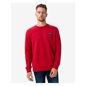 Red Men's Sweatshirt Wrangler Sign Off - Men