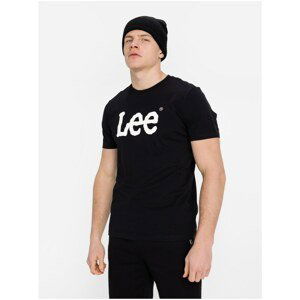 Black Men's T-Shirt with Lee Prints - Men