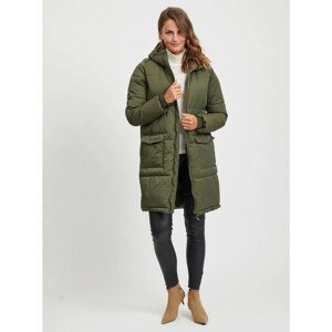 Khaki quilted winter coat . OBJECT Zhanna - Women