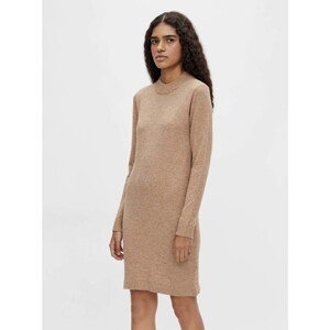Light brown sweater dress . OBJECT Hess - Women