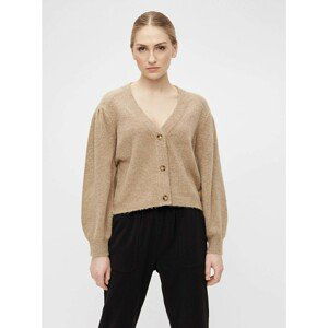 Beige cardigan . OBJECT Jeve - Women