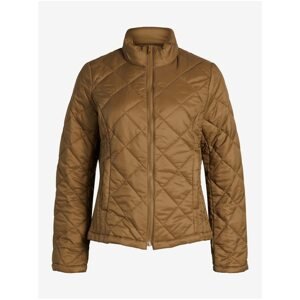 Brown quilted jacket . OBJECT Lota - Women