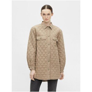 Light brown quilted jacket . OBJECT Randy - Women