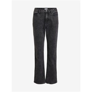 Dark gray women's flared fit jeans . OBJECT Allison - Women